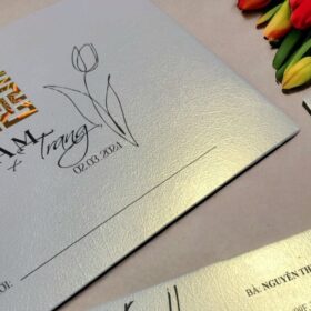 Giấy ánh kim gân tóc tiên